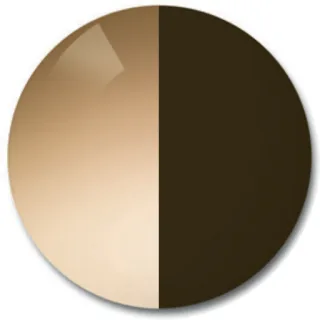 Farbmuster Braun Verlauf (75/25–97%)
