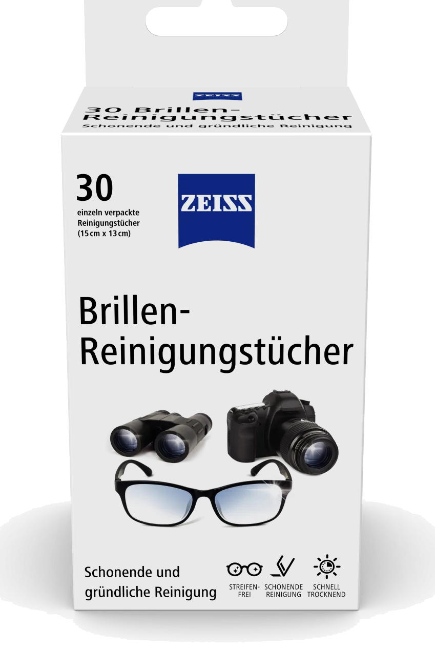 ZEISS Brillen-Reinigungstücher in der Packung